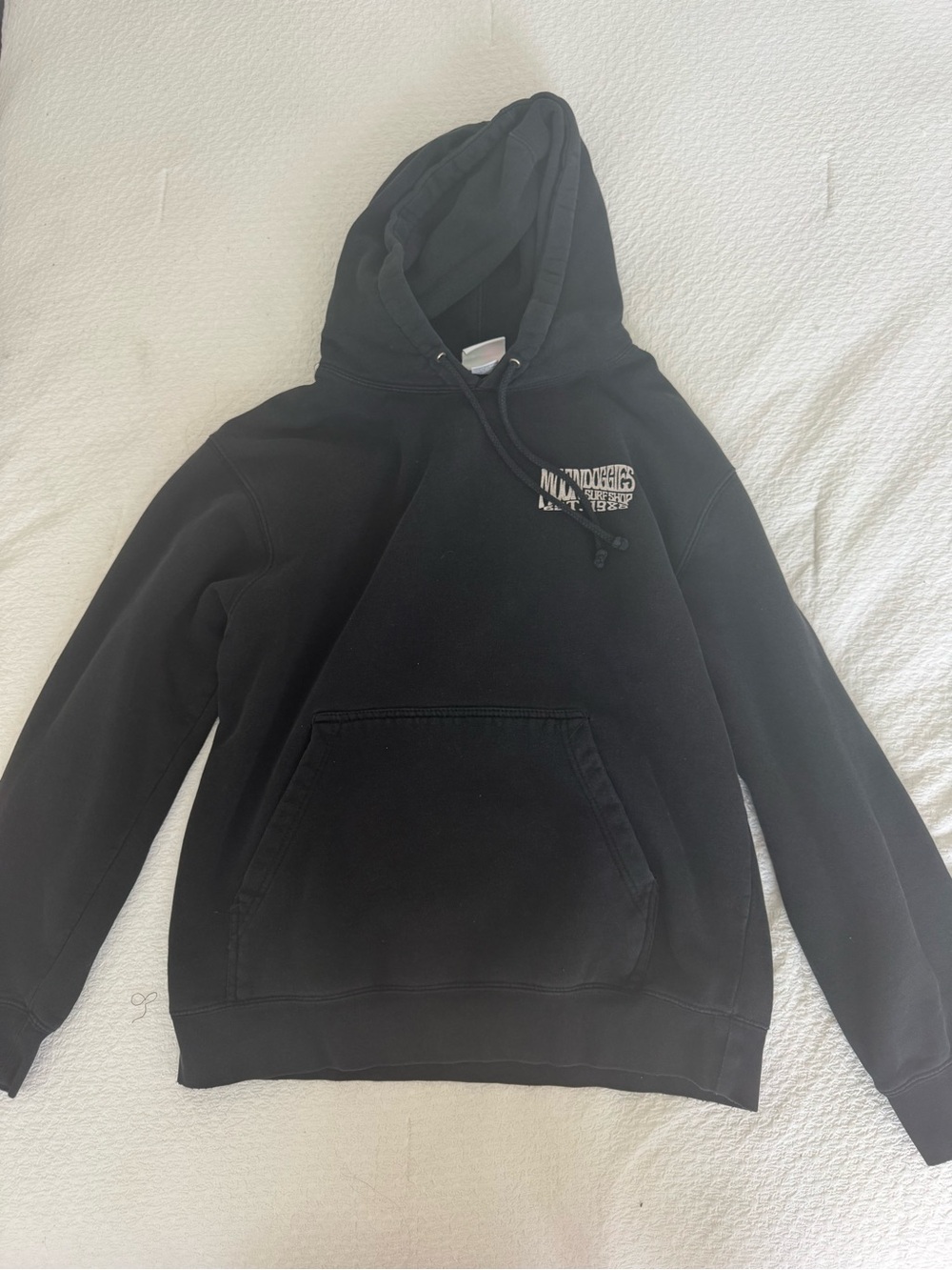 Black Women's Pullover Hoodie - Classic Fleece Sweatshirt